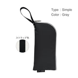 拭けて洗えるめがねポーチ シンプル