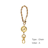 リールキーホルダー イニシャルGD