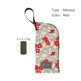 拭けて洗えるめがねポーチ 刺しゅう・柄