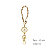 リールキーホルダー イニシャルGD