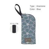 拭けて洗えるめがねポーチ 刺しゅう・柄