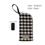 拭けて洗えるめがねポーチ 刺しゅう・柄