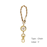 リールキーホルダー イニシャルGD