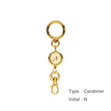 リールキーホルダー イニシャルGD