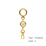 リールキーホルダー イニシャルGD