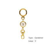 リールキーホルダー イニシャルGD