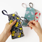 拭けて洗えるめがねポーチ 刺しゅう・柄