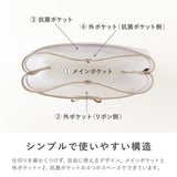 抗菌ポケット付ポーチ