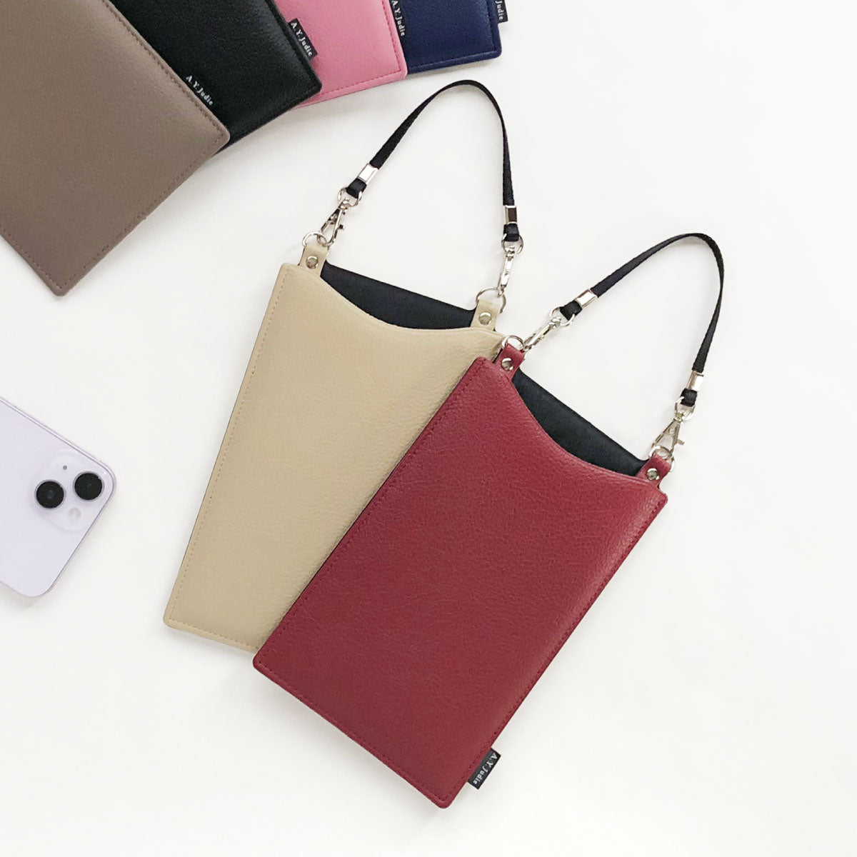 ayumi①ブックカバー、スマホポーチ、フラットポーチ ayumi①ブックカバー、スマホポーチ、フラットポーチ ayumi様